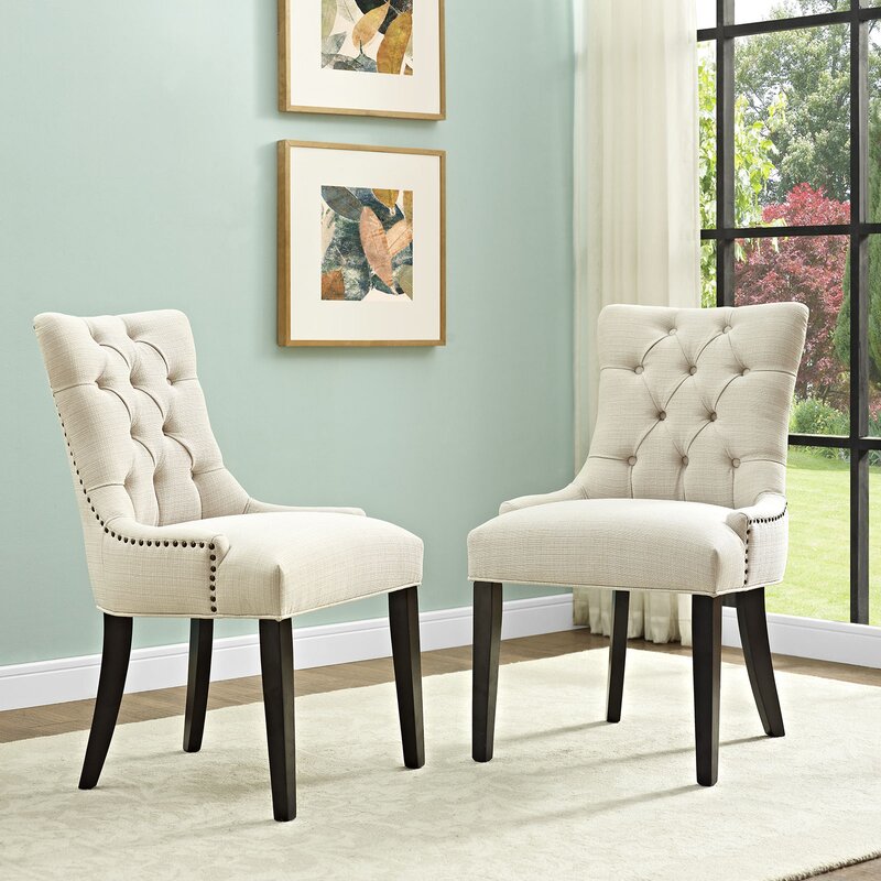 Lark Manor Burslem Regent Upholstered Dining Chair & Reviews | Wayfair